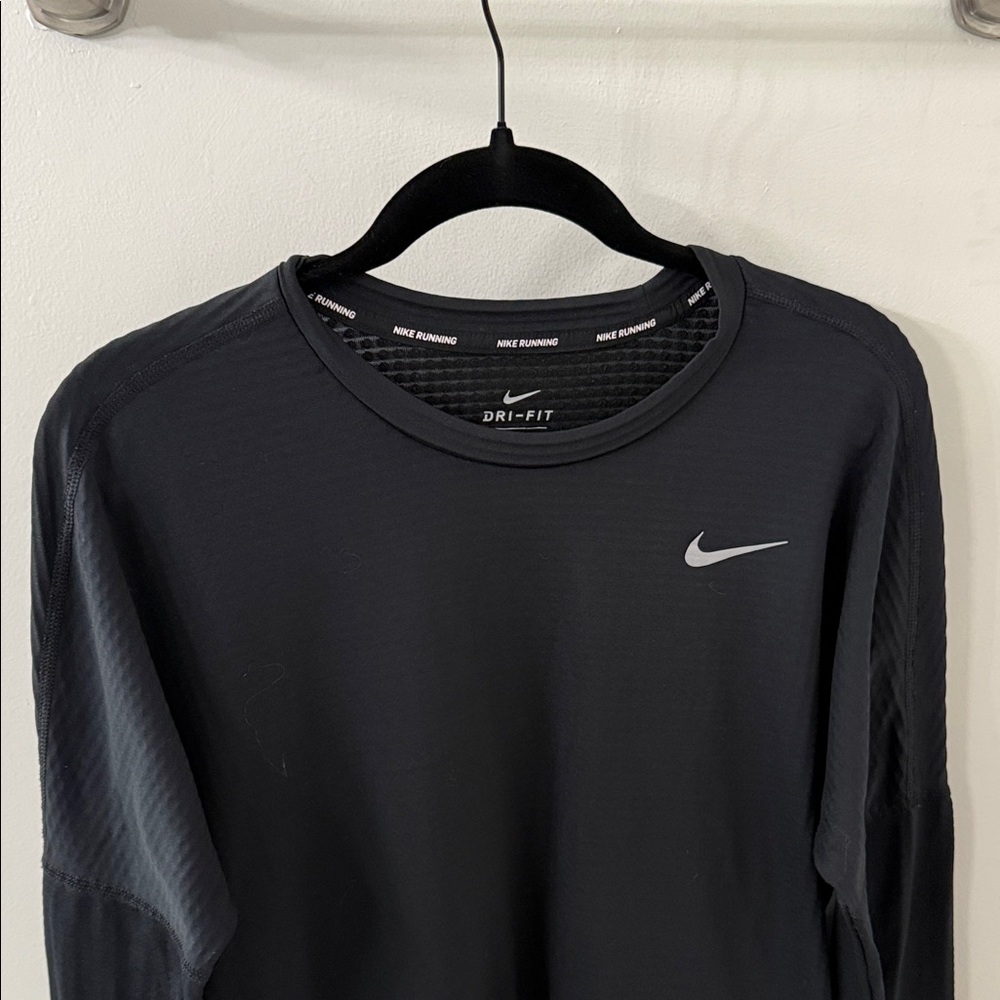 Nike Black Long Sleeve Dri-FIT Tee